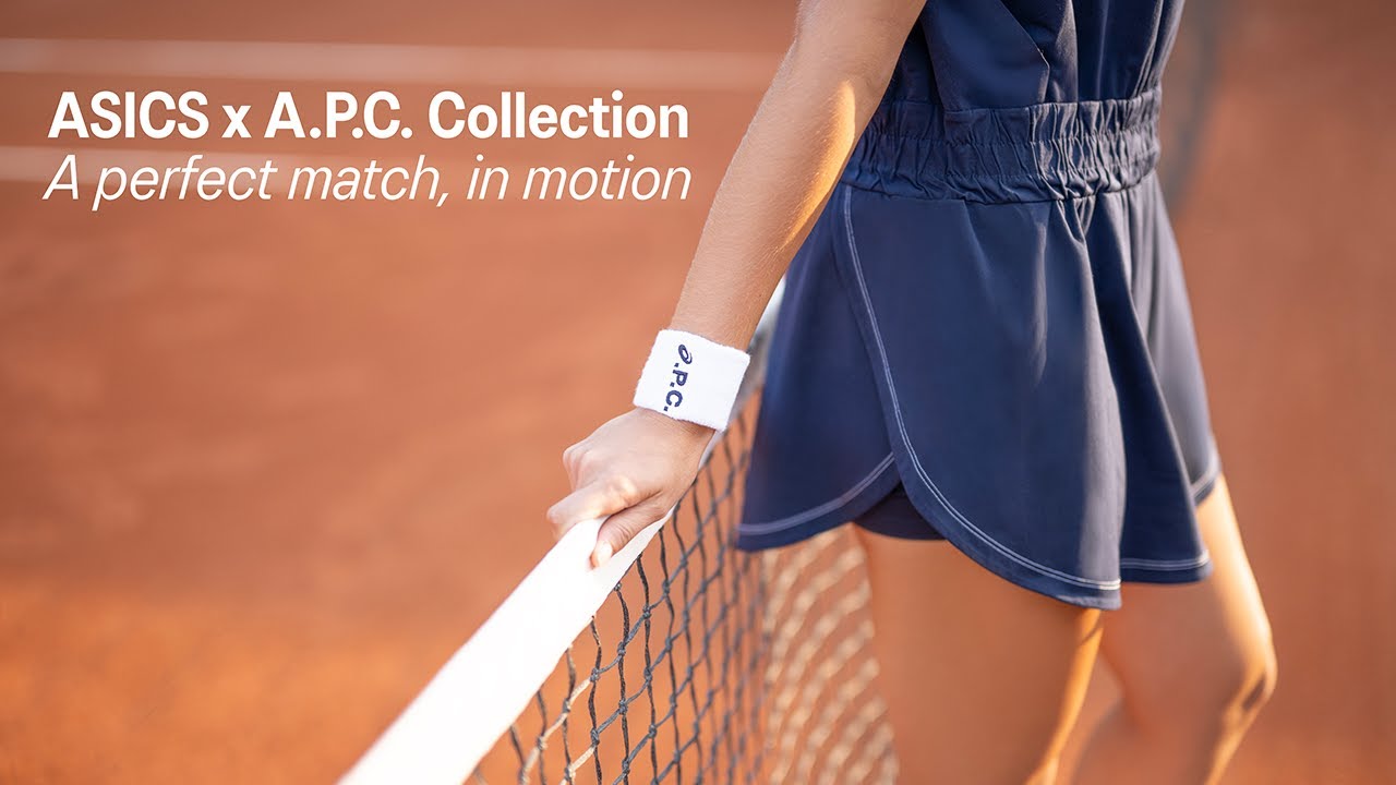 The new ASICS x A.P.C. Tennis Collection | A perfect match, in motion