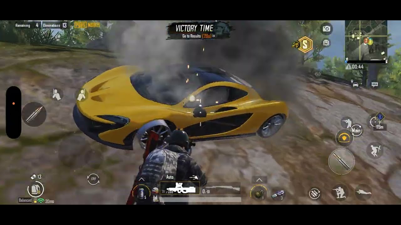 Destroying a p1 with guns