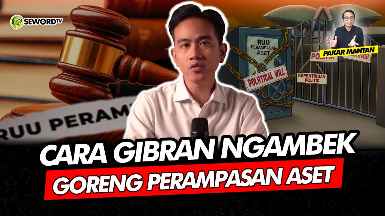 Alifurrahman: CARA GIBRAN NGAMBEK GORENG PERAMPASAN ASET