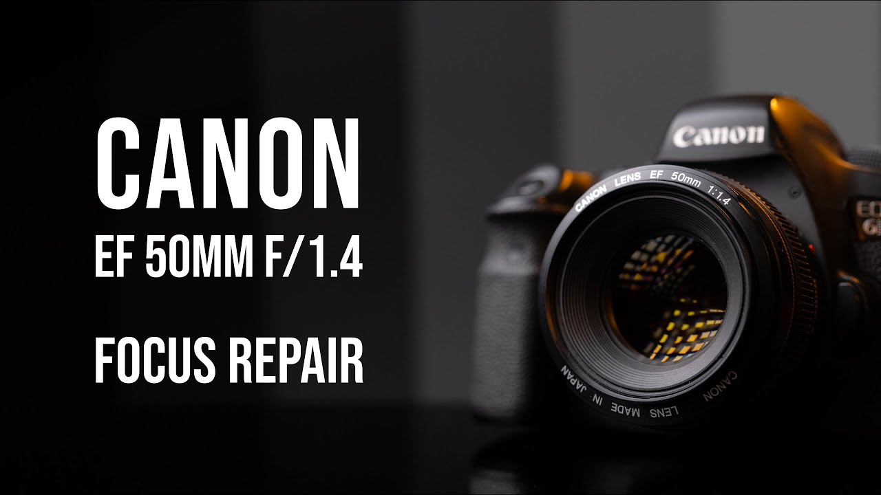 Canon EF 50mm f1.4 Focus Repair | Stuck Manual Focus
