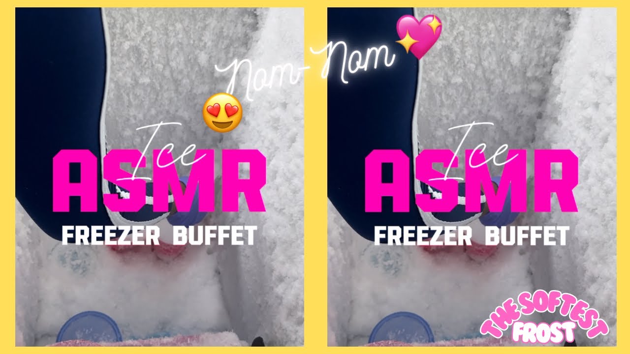 ICE ASMR | FREEZER BUFFET THE MOST SATISFYING CRUNCHES 🤤