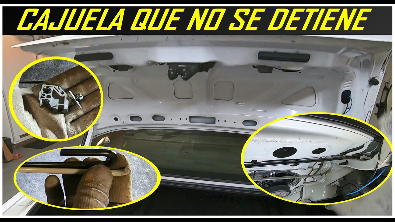 Problema con cajuela que no se detiene abierta (cambio de resorte o muelle de maletero Honda)