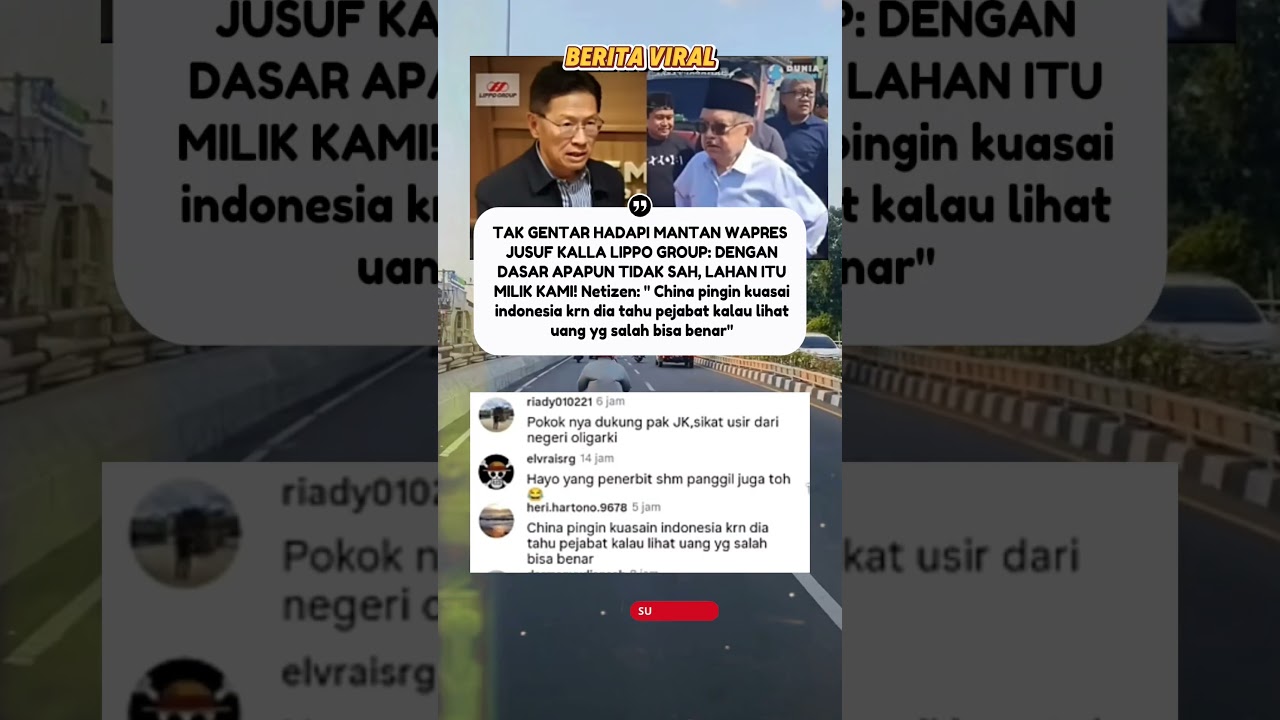 Lippo group: Dengan dasar apapun tidak sah,lahan itu milik kami ❗❗