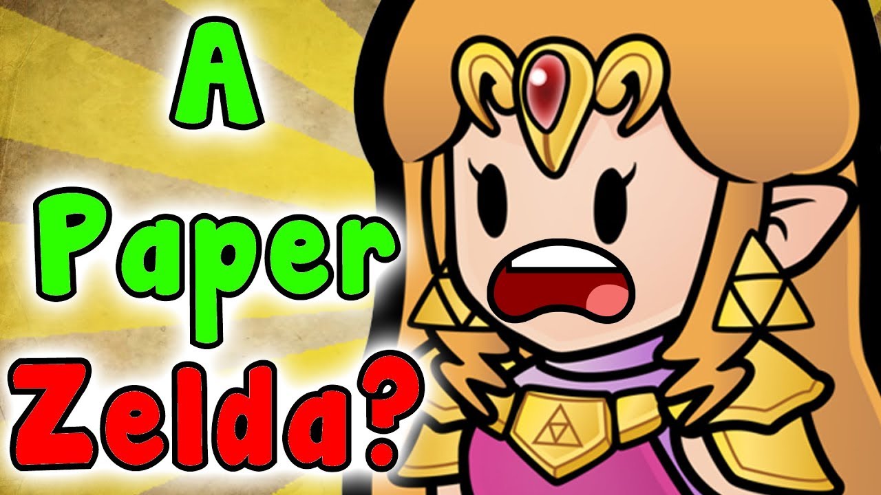 What If Nintendo Made PAPER ZELDA? (Paper Mario X Legend Of Zelda)