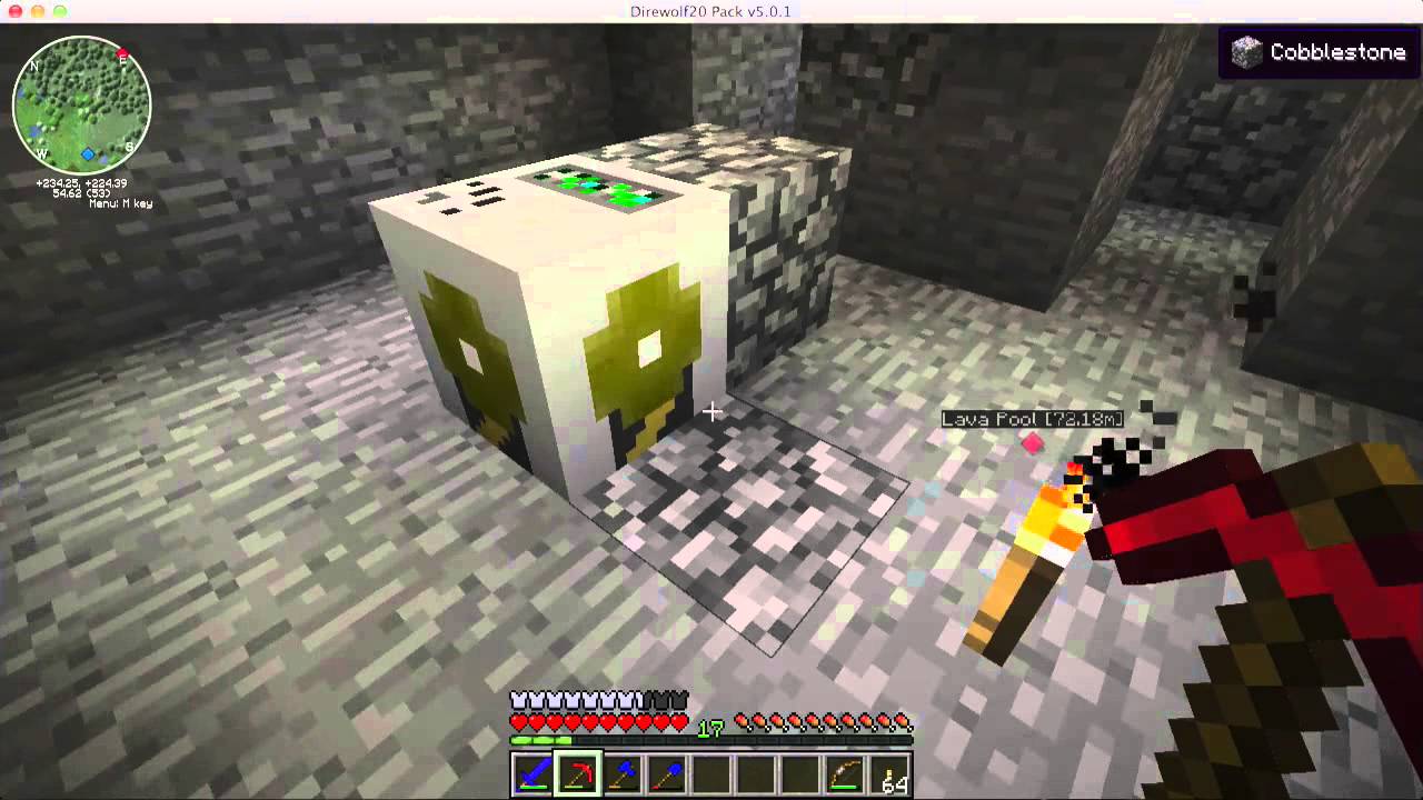 Let's Play Minecraft FTB, Ep. 12: Getting Lava to the Geothermal Generators