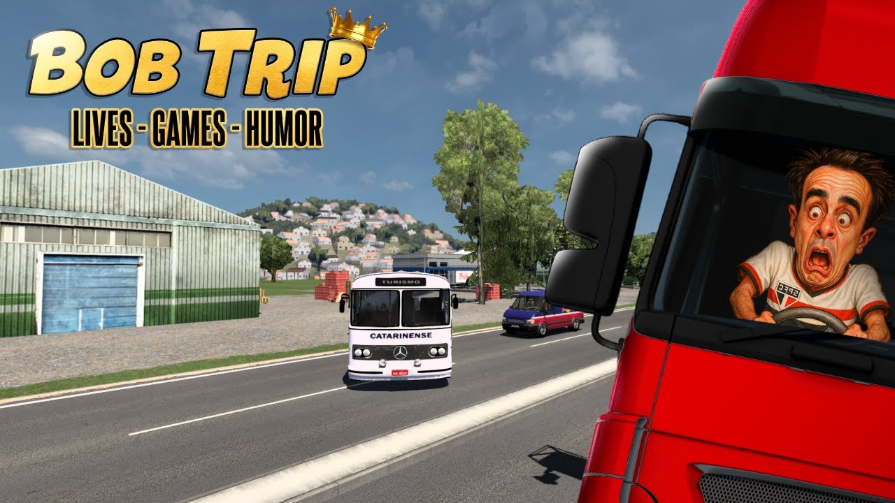 ETS2 1.57 / PRINCIPE MOTORISTA DE ÔNIBUS QUEIMANDO MUIIIIITTTOO