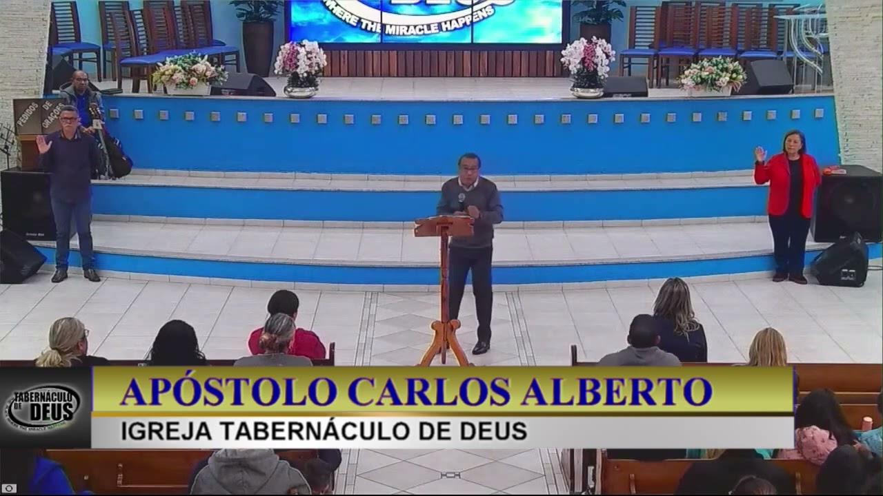 NÃO DESISTA * VOCE VAI SER EXALTADO * APÓSTOLO CARLOS ALBERTO * TABERNÁCULO DE DEUS