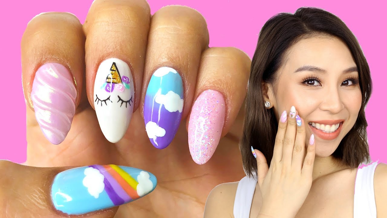 I Got Unicorn Nails! Tina Yong