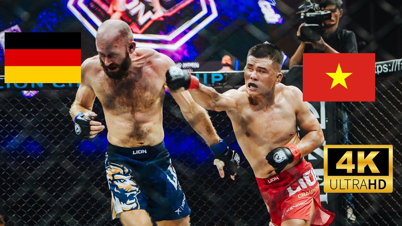 Học trò của Johnny Trí Nguyễn khiến chiến thần người Đức phải chạy hết tốc lực trước cú đòn búa tạ