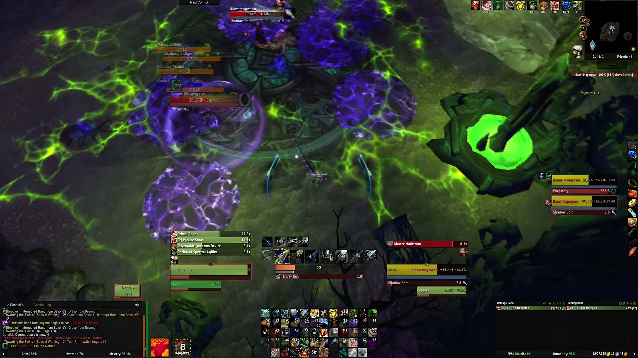 Legion Timewalking Mage Tower (Marksmanship Hunter)