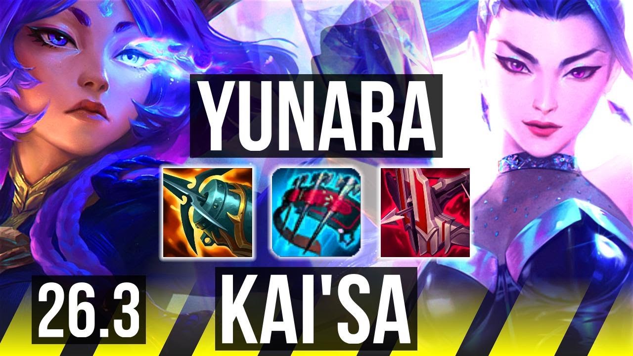 YUNARA & Nautilus vs KAI'SA & Maokai (ADC) | Perfect KDA: 19/0/11, 50K damage | KR Master | 26.3