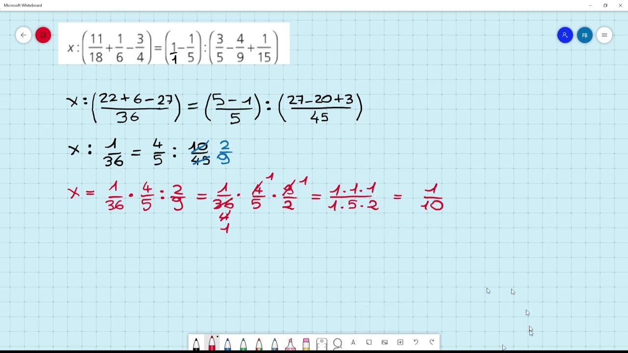 LA MATEMATICA IN UN CLICK - Calcolo del termine incognito di una proporzione (classe seconda)