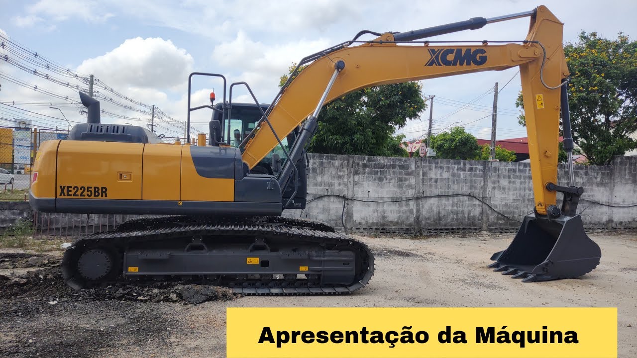 APRESENTAÇÃO DA ESCAVADEIRA HIDRÁULICA XCMG XE225BR