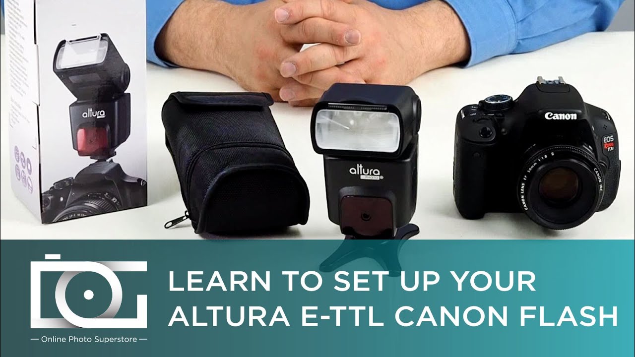 FLASH TIPS | How To Use Manual S1 & S2 Mode On An E-TTL Flash For CANON (AP-C1001) | Altura Photo&reg;