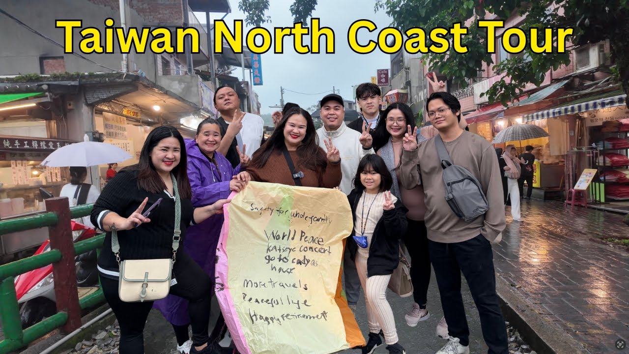 Taiwan North Coast Tour 🇹🇼 | Yehliu, Jiufen, Shifen Lanterns & Roadtrip Karaoke!
