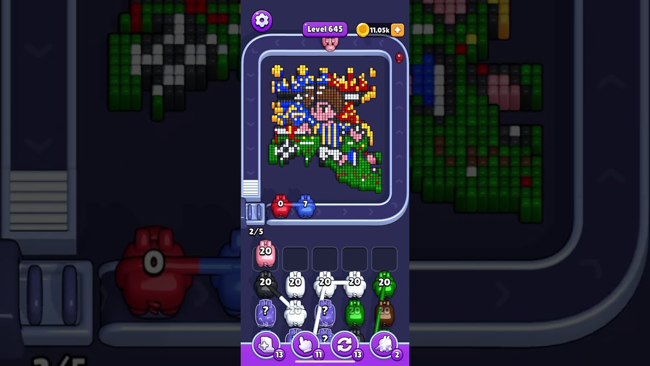 【 Pixel Flow 】Level 645 Fail.7