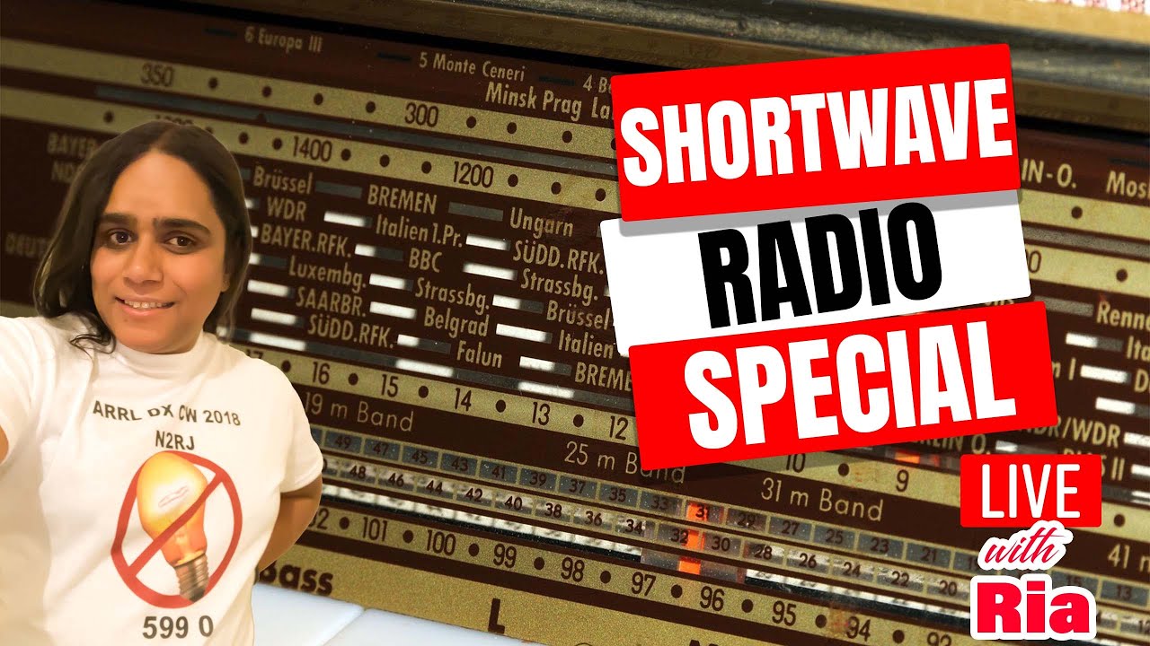 How to listen to the shortwaves - SWLing 101 - LIVE with Ria!