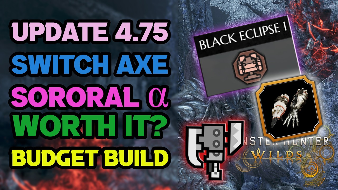 Sororal &alpha; (Nadia) Black Eclipse Switch Axe Build Comparison - MH Math #122