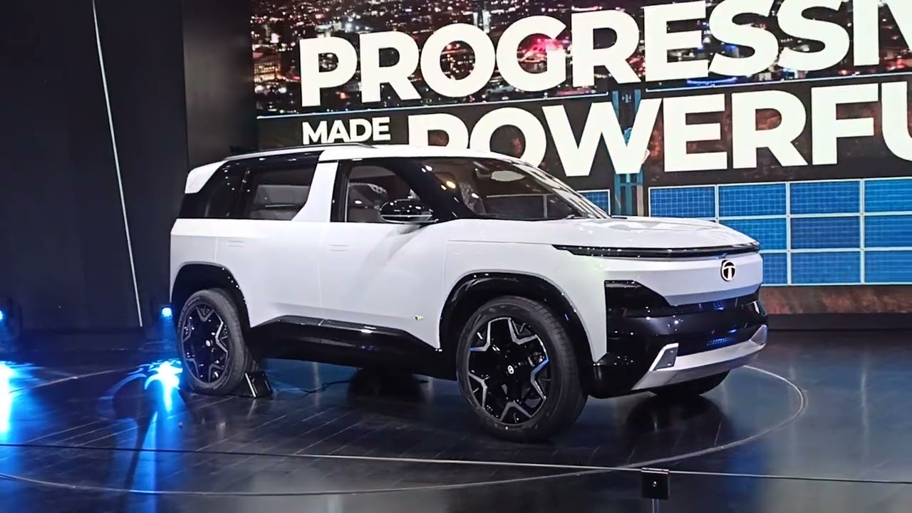 Tata Sierra Futuristic Electric SUV 360 Degree View
