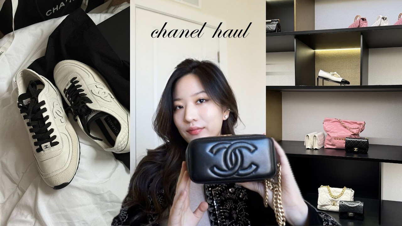 chanel haul - bag, shoes, beauty, skincare unboxing ✧.* 25P