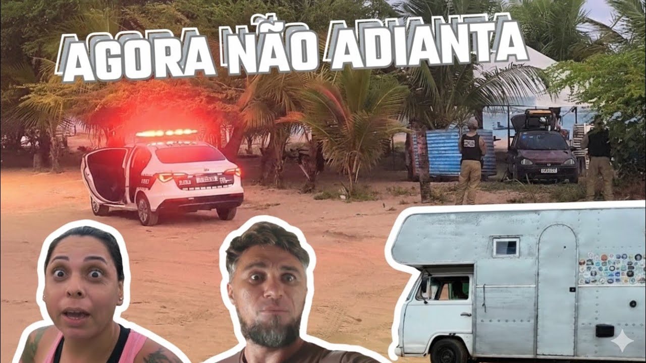 A polícia chegou onde está o motorhome 