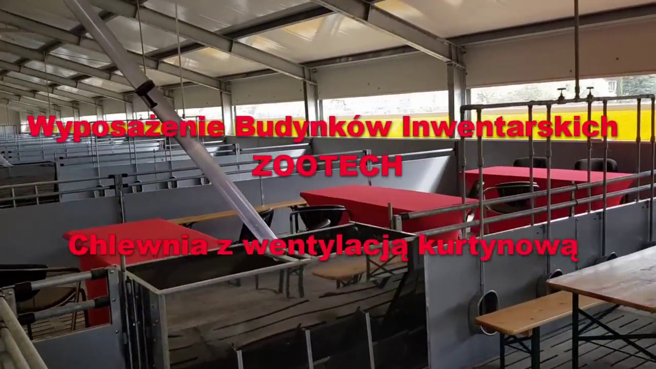 ZOOTECH Wyposażenie Budynk&oacute;w Inwentarskich - chlewnia z instalacją kurtynową