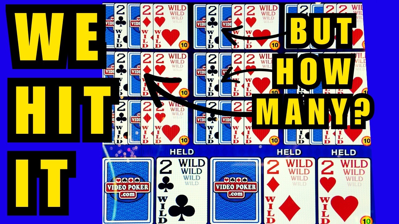 $25 SPINS Major Multipliers - Deuces Wild Bonus - High Limit Action