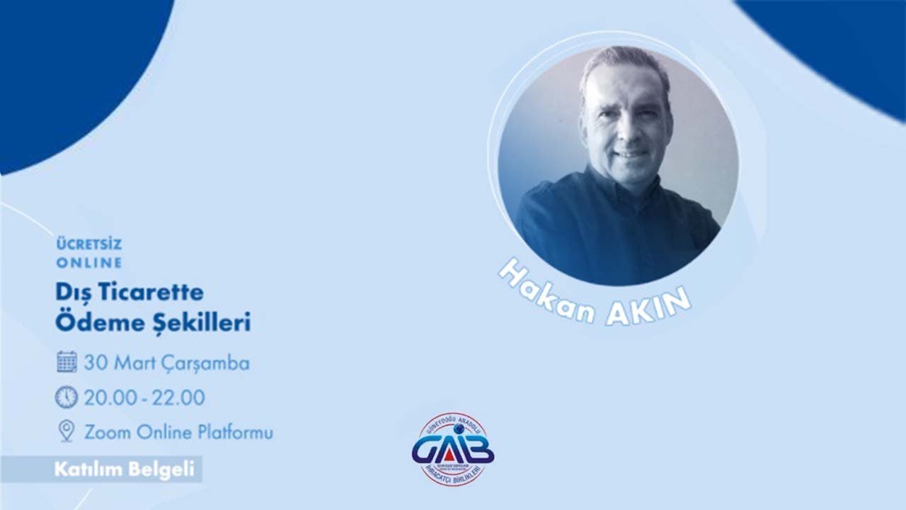 Dış Ticarette Ödeme Şekilleri - Hakan Akın