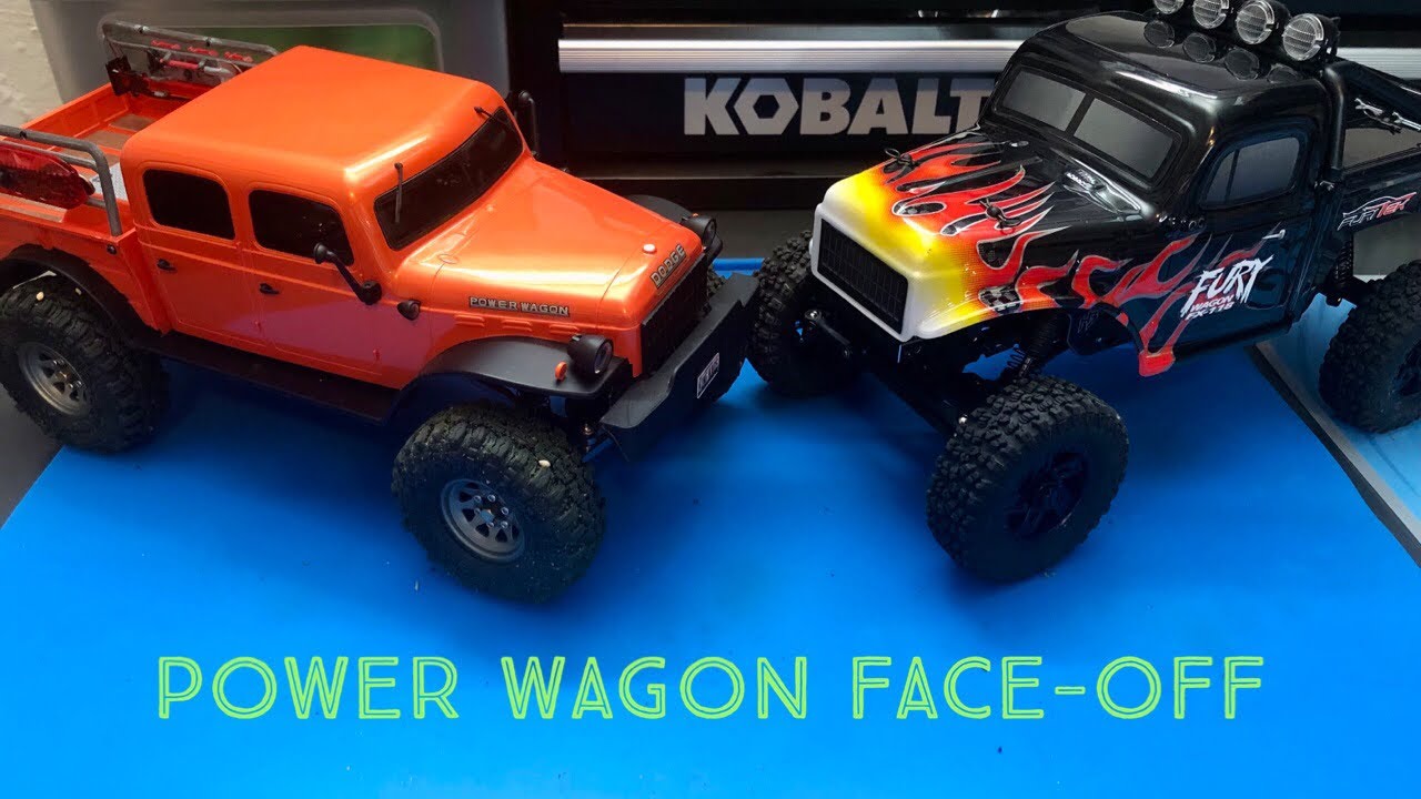 Power Wagon Face-off: Axial SCX24 Vs Furitek Fury Wagon - which is better??