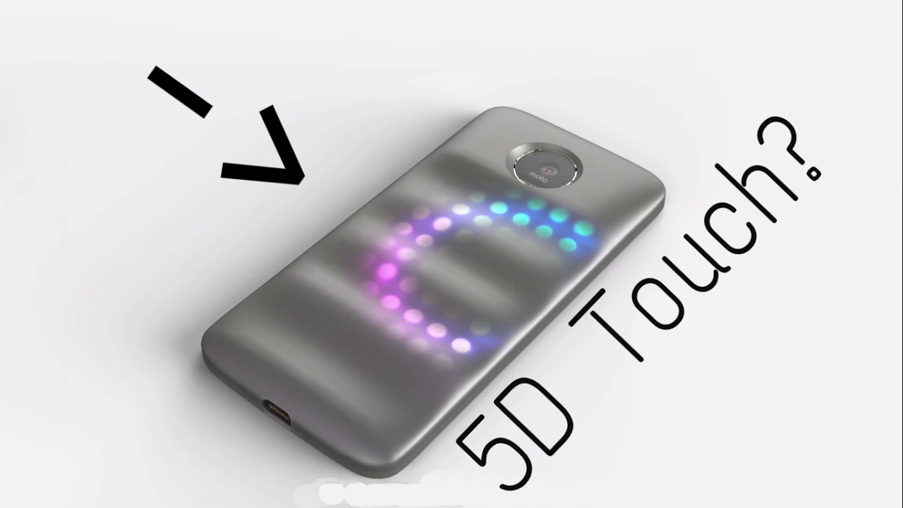 This Moto Mod will add "5D touch" to the Moto Z