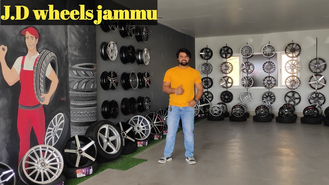 Cheapest alloy wheels shop in Jammu//J.D wheels jammu//cheapest alloy wheels for sale in Jammu.
