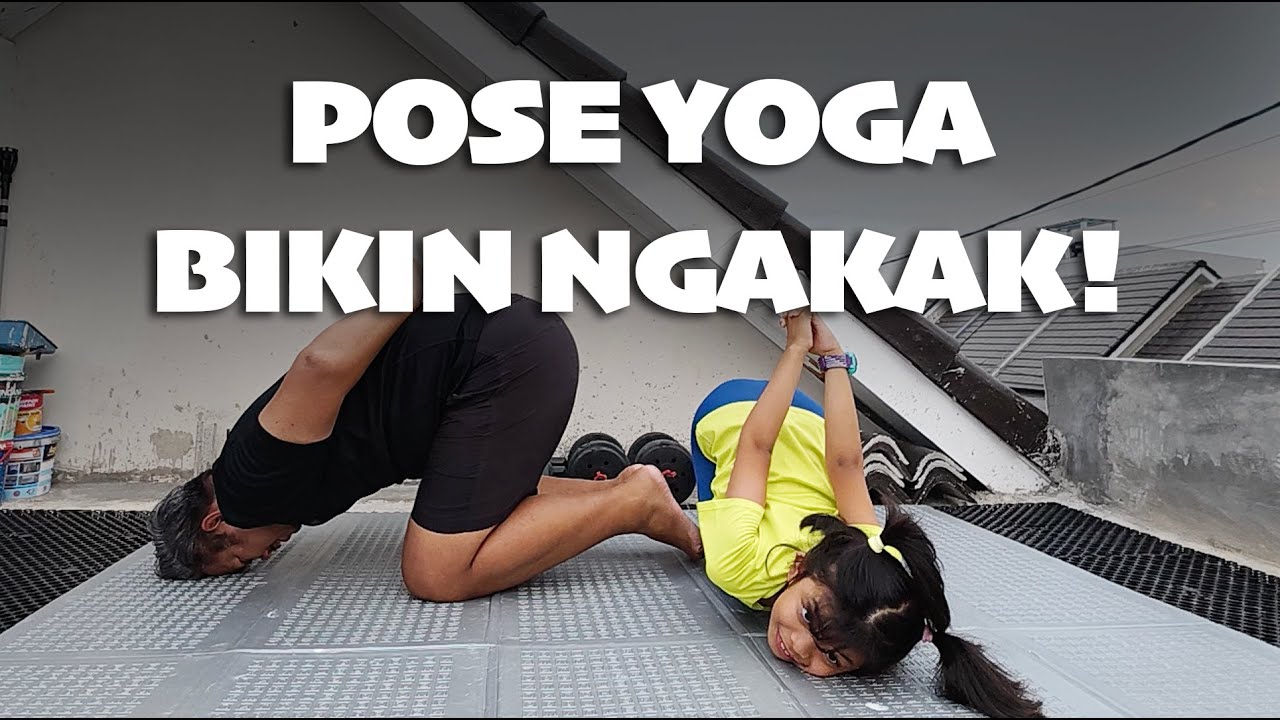 Senja & Papa Yoga di Rooftop Rumah! 🧘‍♀️ Tema Animal Alphabet dari Yoga Guppy!