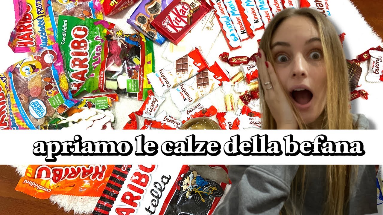 APRIAMO TUTTE LE CALZE DELLA BEFANA 🍫 | Gloria