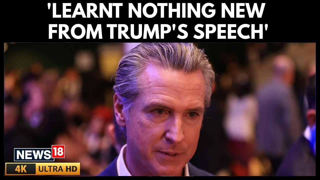 Newsom Calls Trump’s Davos Speech ‘Remarkably Boring’ | World Economic Forum | 4K Video | N18G