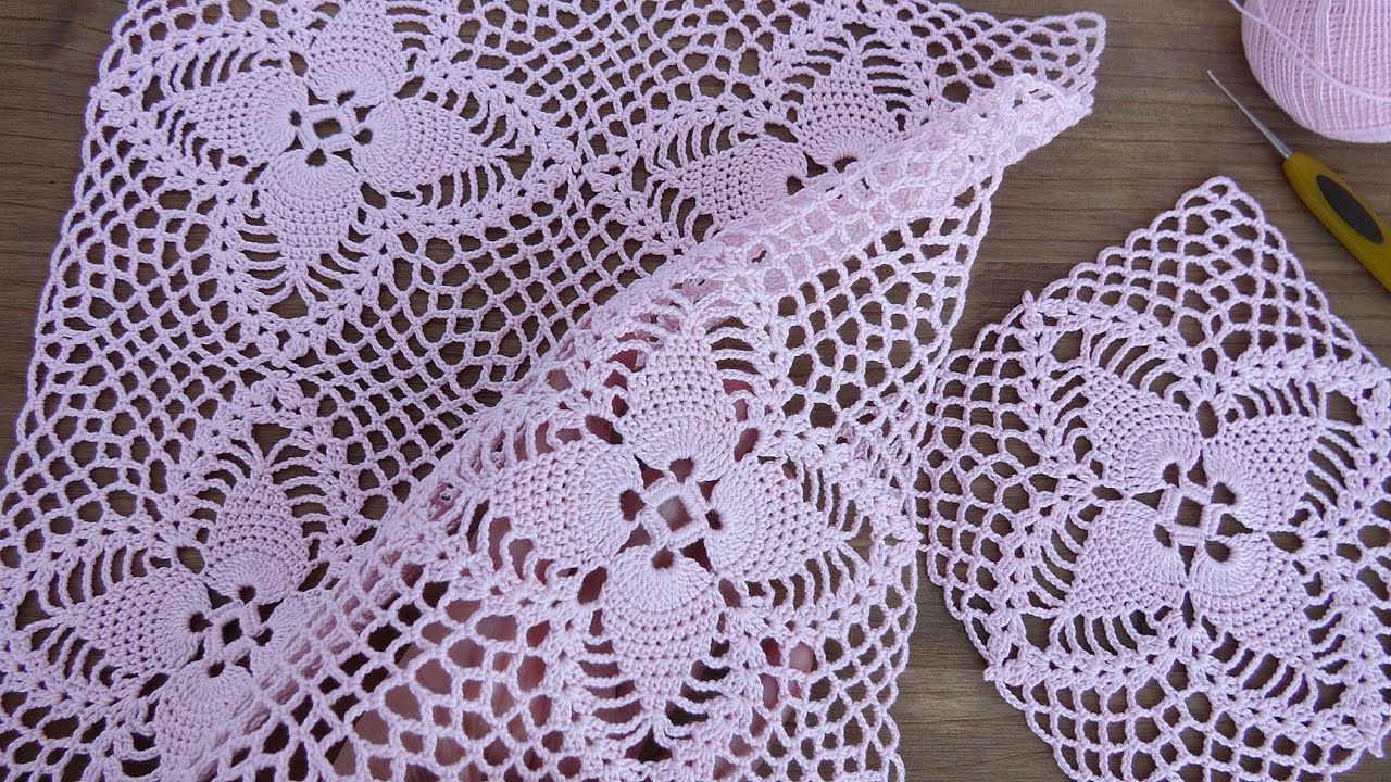 Ажурный КВАДРАТНЫЙ МОТИВ вязание крючком МК🧶SUPER Beautiful Pattern Crochet square motifs