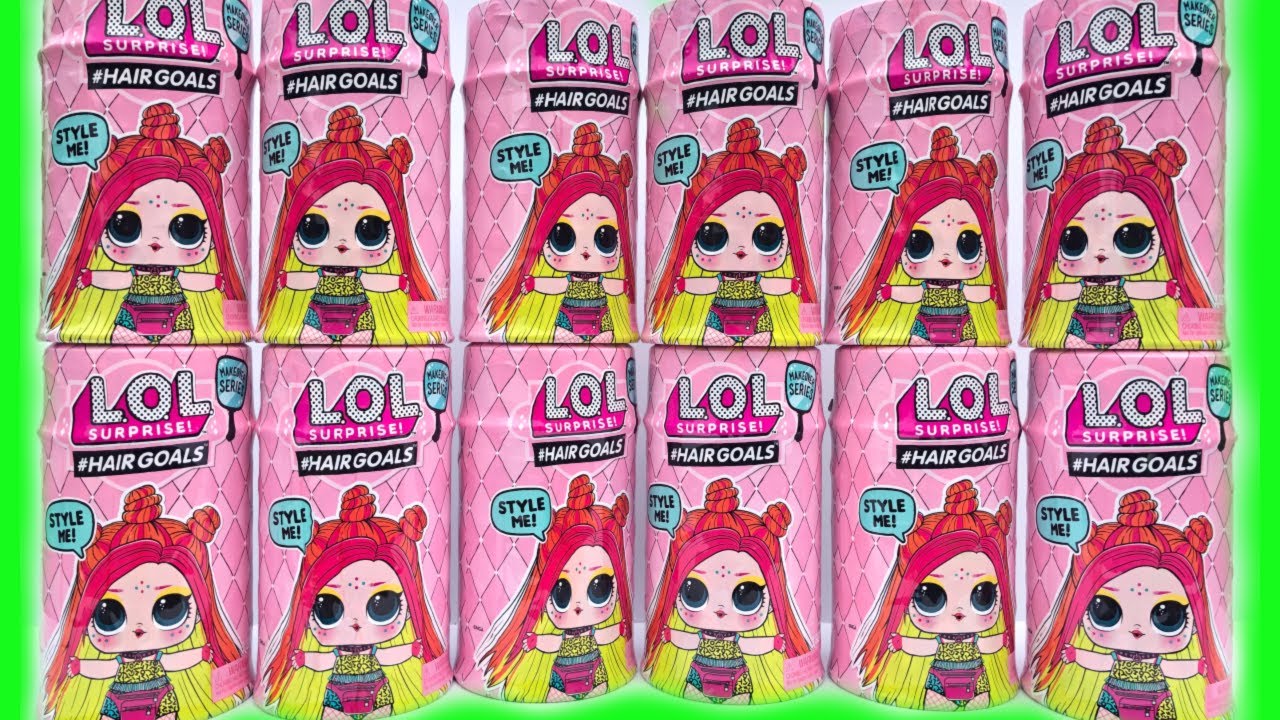 LOL Surprise Hairgoals Unboxing WAVE 2 DOLLS Makeover Series + Toy Review
