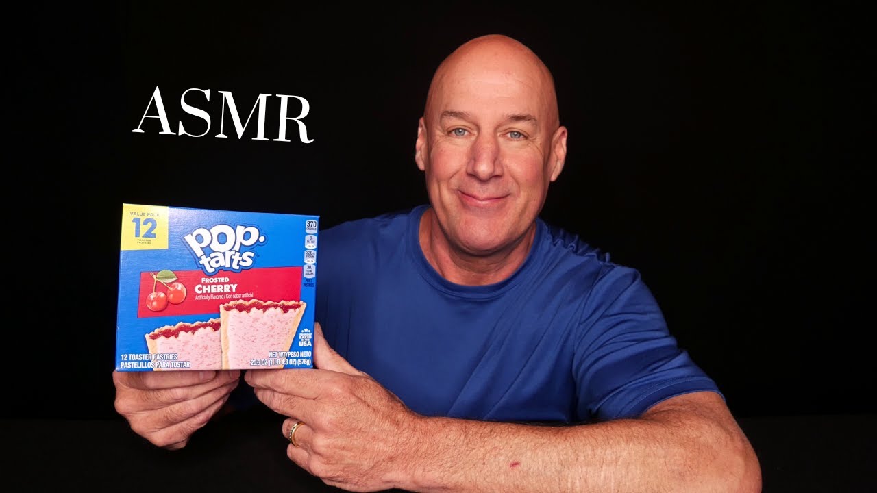 ASMR: DELICIOUS FROSTED CHERRY POP TARTS (EATING SOUNDS) SOFT SPOKEN