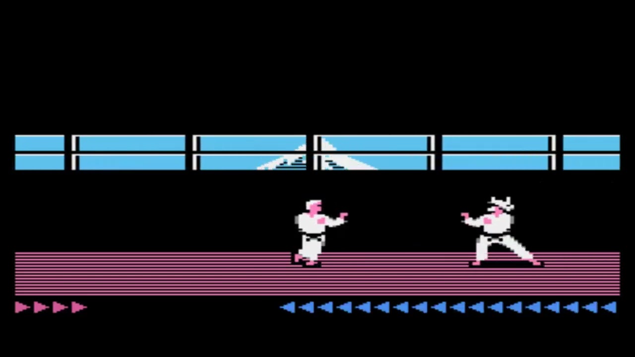Karateka Atari Video Game Complete.