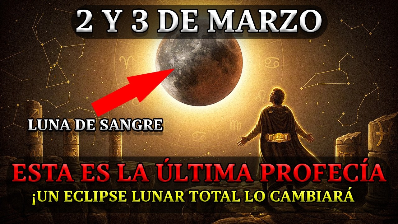 ¡LA PROFECÍA DE LA LUNA DE SANGRE! Lo que se vio hace 5.000 años ocurrirá el 3 de marzo de 2026