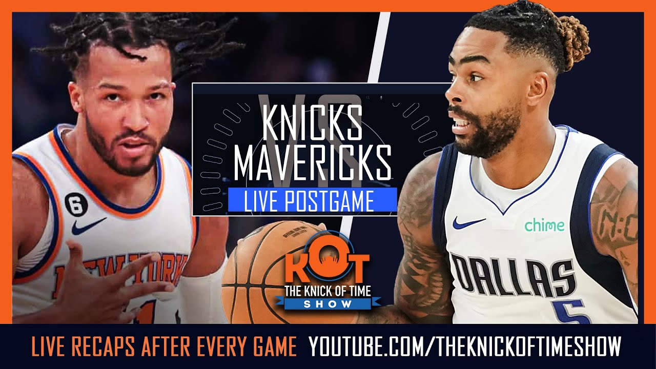 Knicks Survive Mavericks: Heart-Stopping Win Recap| Knicks Vs Mavericks Live Postgame