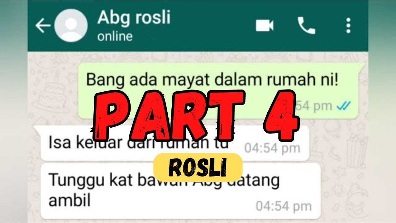 KISAH PSYCHO | RUMAH SEWA ISA (PART 4)