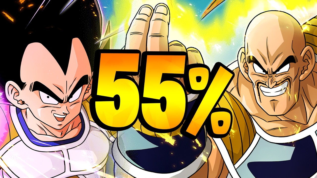 HOW GOOD IS DOKKANFEST VEGETA + NAPPA WITHOUT DUPES? 55%! (DBZ: Dokkan Battle)