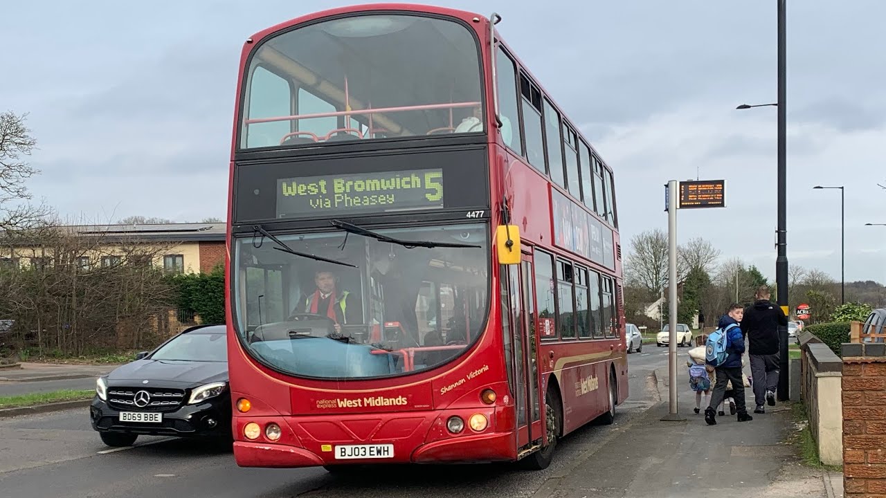 Nice sounding. NXWM Wright Eclipse Gemini bus on the 5 to West Bromwich BJ03 EWH