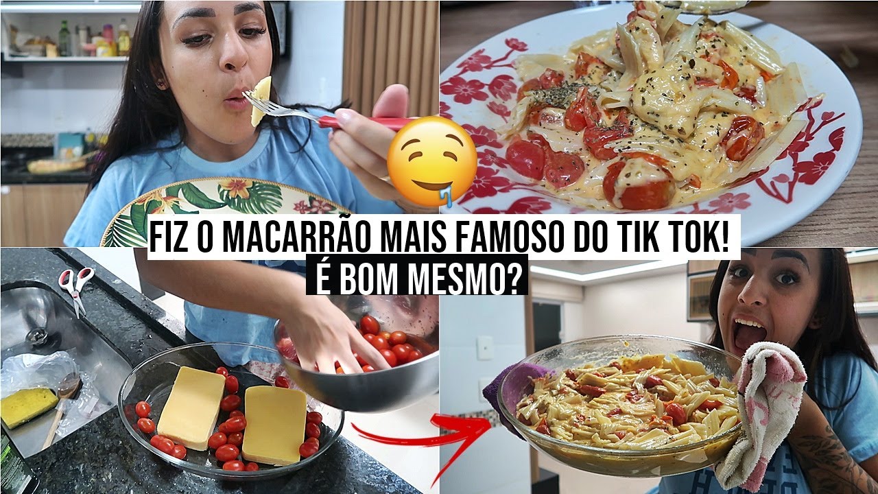 REPRODUZI A RECEITA DO MACARRÃO MAIS FAMOSO DO TIK TOK | É BOM MESMO?