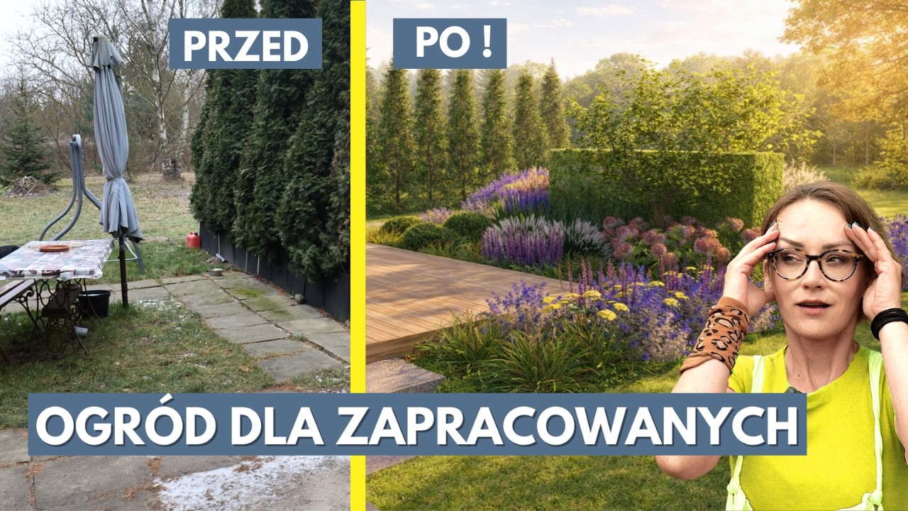 Brak czasu na ogród? Ta metamorfoza to zmienia