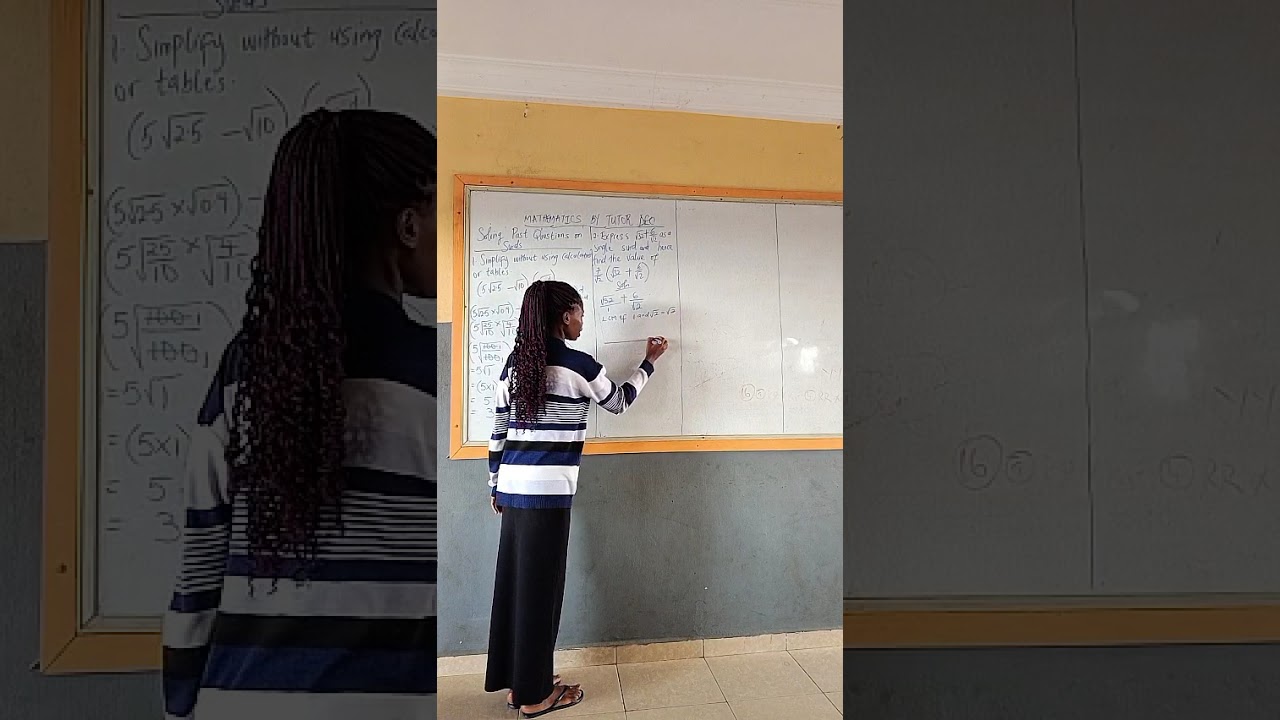 Solving Questions on Surds involving Brackets and Decimals Using the simplest method 