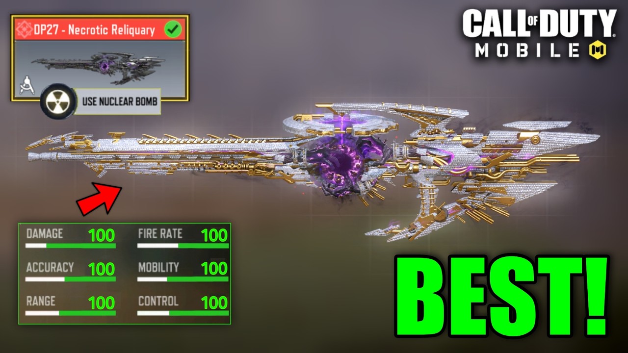 DP27 Best Gunsmith Build! DP27 Best Attachments COD Mobile | DP27 Best Loadout/Setup CODM