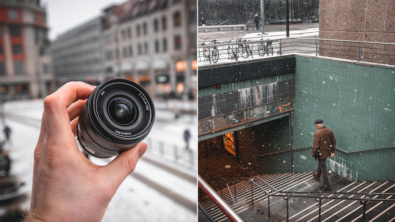 Sony 10-18 f/4 + Sony A6300 | Winter Street Photography Oslo Norway!