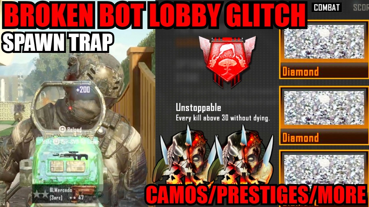 *DO ASAP* SPAWN TRAP BO2 BOT LOBBY GLITCH! NEW XP LOBBY/CAMOS/PRESTIGE MASTER! BO2 GLITCHES! (2026)