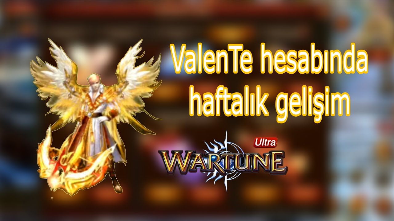 ValenTe hesabında haftalık gelişim 